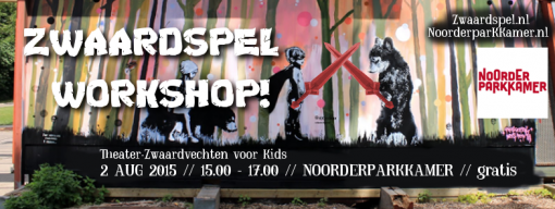 Kinderactiviteit Noorderparkkamer Zwaardspel